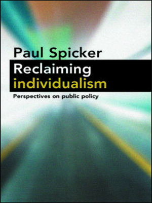 cover image of Reclaiming Individualism